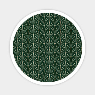 Art Deco Palm Pattern Magnet